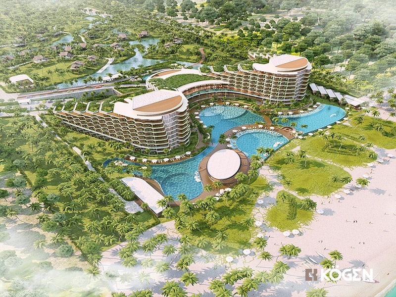 dự án nhôm kogen resort Amiana Cam Ranh
