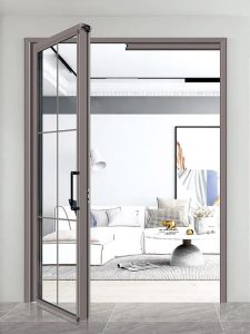 cửa trượt quay 2 chiều ẩn bản lề
