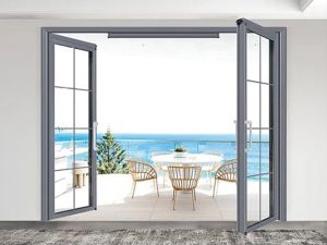 cửa trượt quay 2 chiều ẩn bản lề