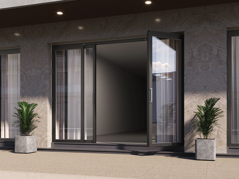 cửa trượt quay 1 chiều kogen metro ultra