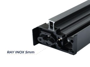ray inox trượt quay 1 chiều kogen