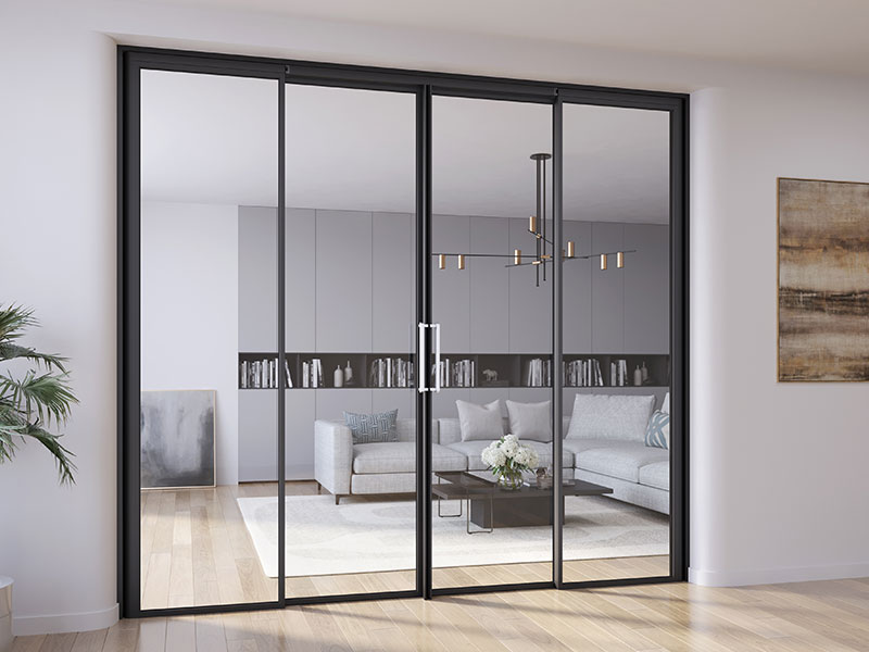 cửa trượt quay slim 2 chiều