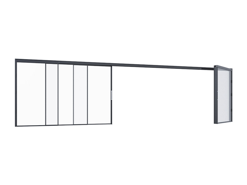 cửa trượt quay kogen 3 ray slim