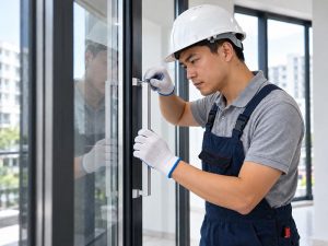 lắp đặt cửa trượt quay kogen tại đồng nai